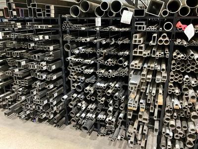 Översiktsbild av various steel tubes